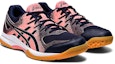 Lookbook (W) ASICS Gel-Rocket 9 Kasut Lari Hitam/Merah Jambu 1072A034-701