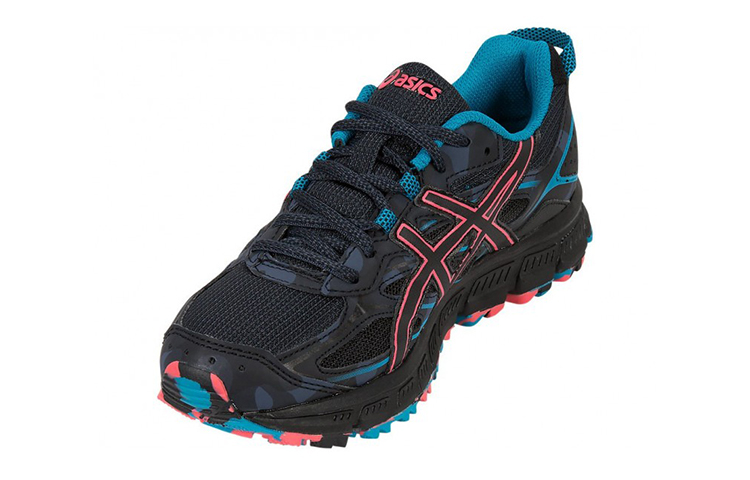 Order (W) ASICS Gel Scram 'Hitam Biru Merah' T6K7N-9099