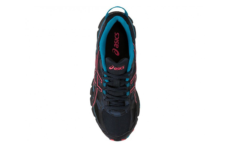 Lookbook (W) ASICS Gel Scram 'Hitam Biru Merah' T6K7N-9099