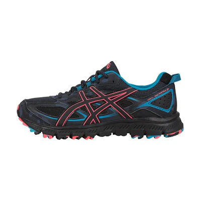 (W) ASICS Gel Scram 'Black Blue Red'