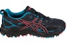 Order (W) ASICS Gel Scram 'Hitam Biru Merah' T6K7N-9099