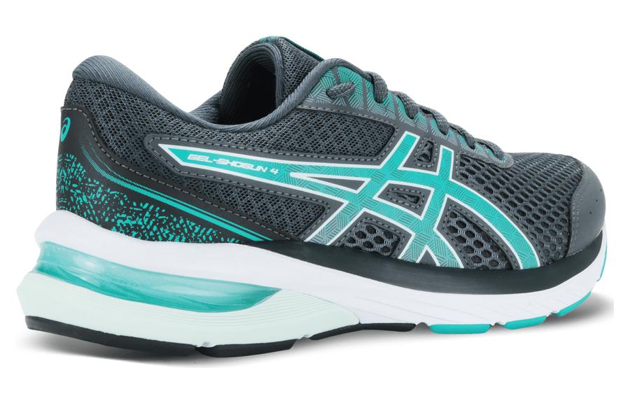 Shop Asics Gel-Shogun 4 耐磨透氣 低筒 跑步鞋 女款 灰綠