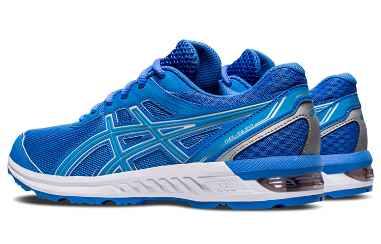 Shop (W) 亚瑟士Gel-Sileo蓝色轻巧透气休闲跑鞋 1012A796-400