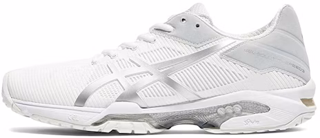 (Women) ASICS Gel-Solution Speed 3 /Silver 'White' E650N-0193 (Women) ASICS Gel-Solution Speed 3 /Silver 'White' E650N-0193