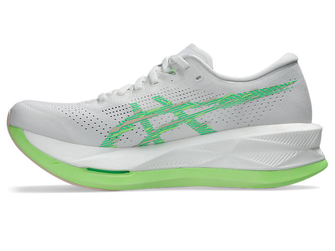 Shop (W) ASICS Gel Sonicblast 跑鞋 白色/活力绿 1012B862-101