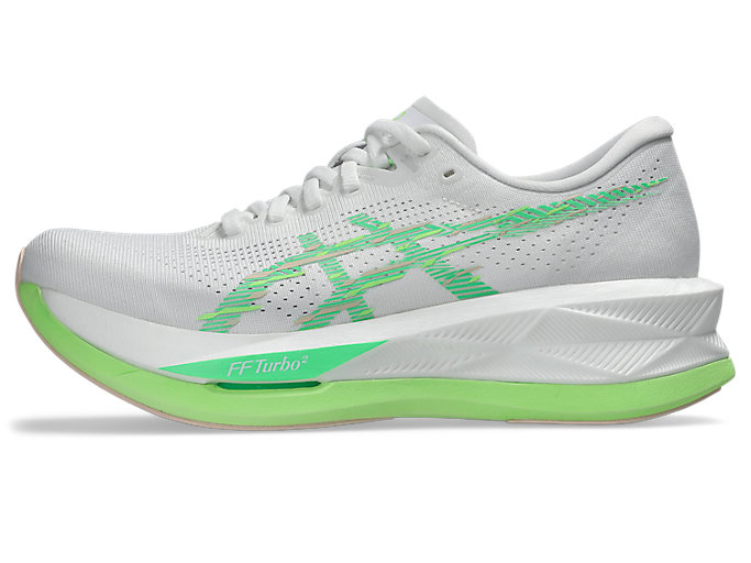 Cheap (W) ASICS Gel Sonicblast 跑鞋 白色/活力绿 1012B862-101