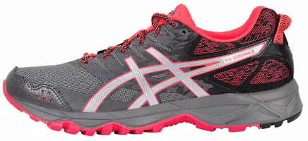 (Women) ASICS Gel-Sonoma 3 Sneakers Grey/Red T774N-9793 (Women) ASICS Gel-Sonoma 3 Sneakers Grey/Red T774N-9793