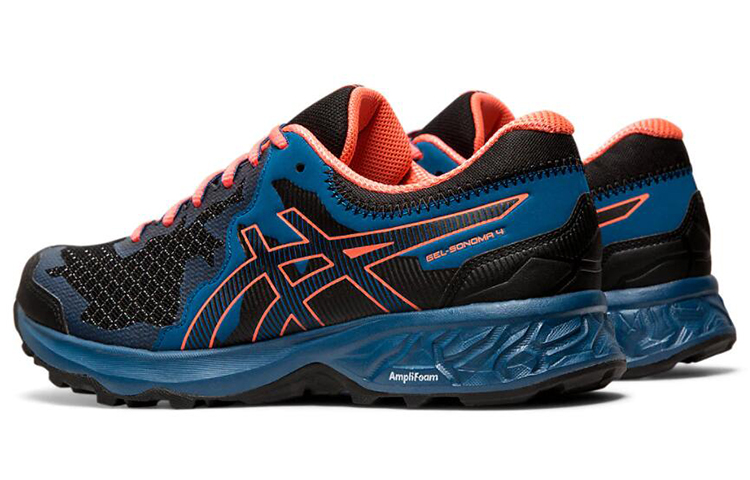 Shop (W) ASICS Gel Sonoma 4 Wide ''Zwart Mako Blauw'' 1012A164-003