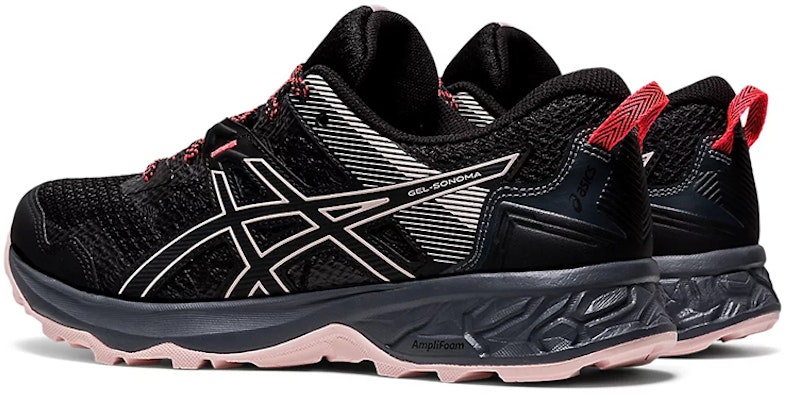 (Women) ASICS Gel-Sonoma 5 D Wide 'Black Grey Orange' 1012A569-001 Shop (Women) ASICS Gel-Sonoma 5 D Wide 'Black Grey Orange' 1012A569-001
