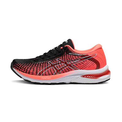 (W) ASICS Gel Stratus 2 Knit 'Blazing Coral Black'