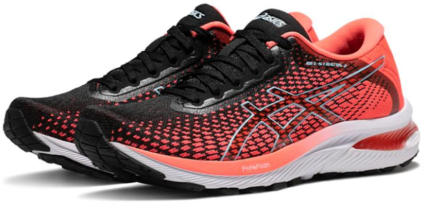 (女鞋)ASICS Gel Stratus 2 Knit '炙熱珊瑚黑' 1012B224-700 Order (女鞋)ASICS Gel Stratus 2 Knit '炙熱珊瑚黑' 1012B224-700