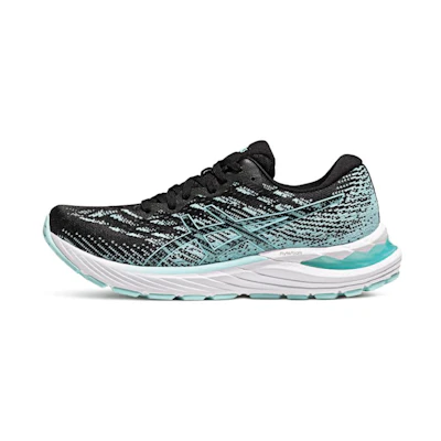 (W) ASICS Gel-Stratus 3 Knit 'Black Clear Blue'