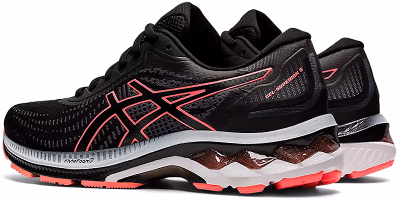 (W) 아식스 젤 슈페리온 5 '블랙 블레이징 코랄' 1012B221-001 Shop (W) 아식스 젤 슈페리온 5 '블랙 블레이징 코랄' 1012B221-001