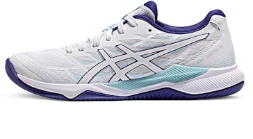 (Women) ASICS Gel Tactic 12 'White Eggplant' 1072A092-101 (Women) ASICS Gel Tactic 12 'White Eggplant' 1072A092-101
