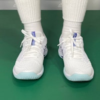 (W) ASICS Gel Tactic 12 'Blanco Berenjena' 1072A092-101 2