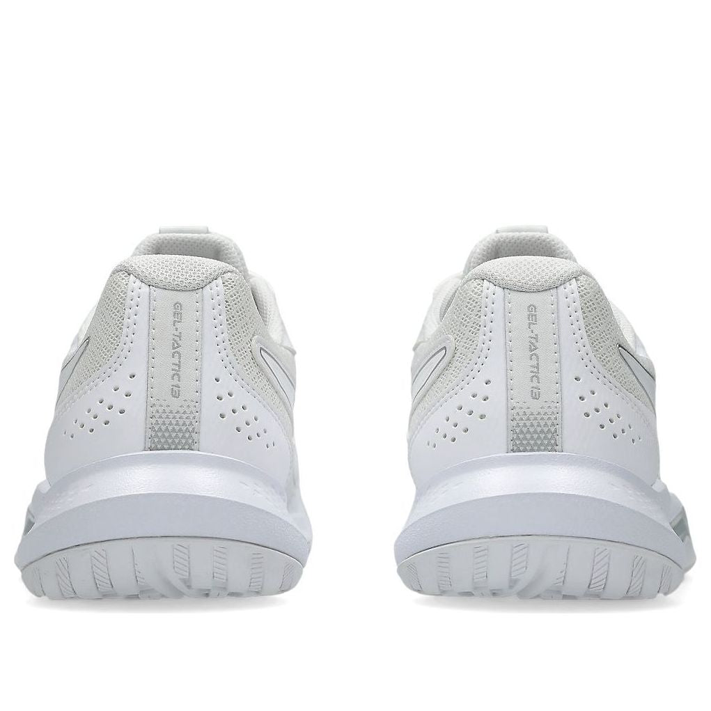 Shop (W) 아식스 젤 택틱 13 '화이트 퓨어 실버' 1072A118-100