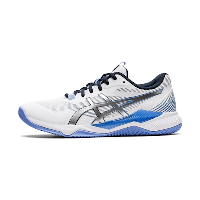 (W) ASICS Gel Tactic 'White Periwinkle Blue'