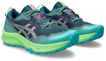 (W) ASICS Gel Trabuco 12 'Rich Teal Lime' Lelaki Wanita Kasut Larian 1012B605-300 Order (W) ASICS Gel Trabuco 12 'Rich Teal Lime' Lelaki Wanita Kasut Larian 1012B605-300