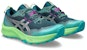 (W) ASICS Gel Trabuco 12 'Rich Teal Lime' Lelaki Wanita Kasut Larian 1012B605-300