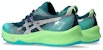 (W) ASICS Gel Trabuco 12 'Rich Teal Lime' Lelaki Wanita Kasut Larian 1012B605-300