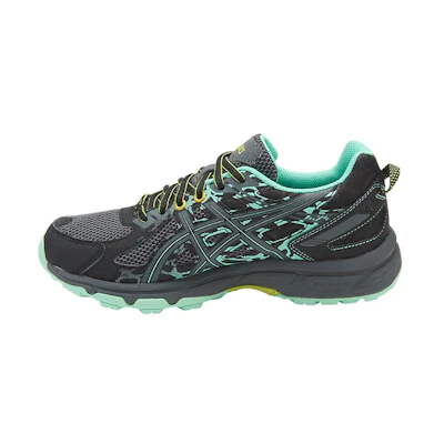 (W) ASICS Gel Venture 6 'Black Neon Lime'