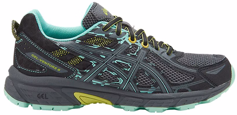 (W) 亚瑟士Gel Venture 6 '黑色霓虹石灰' T7G6N-9097 Order (W) 亚瑟士Gel Venture 6 '黑色霓虹石灰' T7G6N-9097