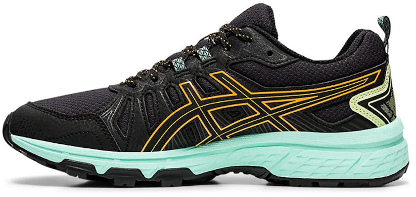 (W) ASICS Gel Venture 7 'Hitam Mint Oren Pop' 1012A476-003 Buy (W) ASICS Gel Venture 7 'Hitam Mint Oren Pop' 1012A476-003