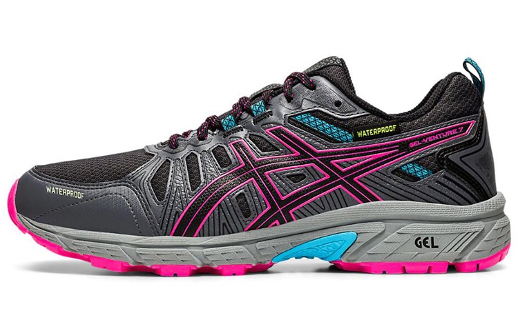 (W) ASICS Gel-Venture 7 WP Cross-country /Pink 'Grey'