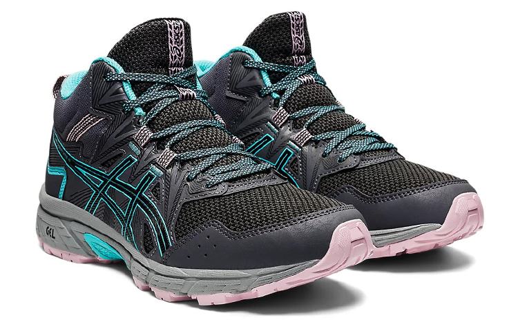 Lookbook (W) ASICS Gel Venture 8 Mid 'Graphite Grey Ice Mint' Lelaki & Wanita. 1012A869-029