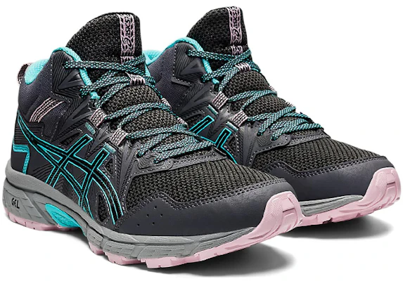 (W) ASICS Gel Venture 8 Mid 'Graphite Grey Ice Mint' Lelaki & Wanita. 1012A869-029 Lookbook (W) ASICS Gel Venture 8 Mid 'Graphite Grey Ice Mint' Lelaki & Wanita. 1012A869-029