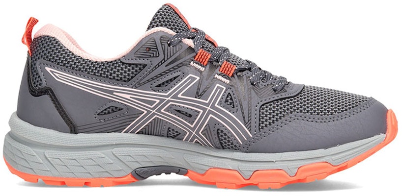 (W) ASICS Gel Venture 8 Wide 'Carrier Grey Ginger Peach' Lelaki & Wanita. 1012A706-021 Order (W) ASICS Gel Venture 8 Wide 'Carrier Grey Ginger Peach' Lelaki & Wanita. 1012A706-021
