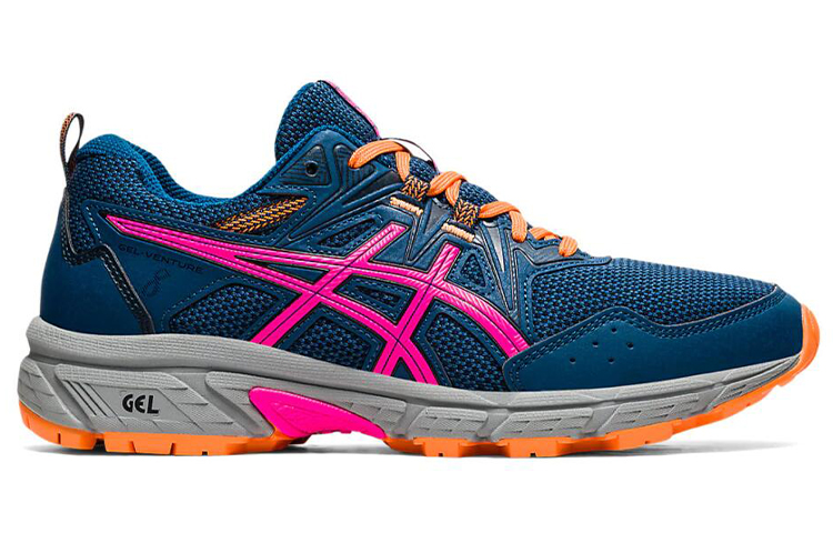 Order (W) ASICS Gel Venture 8 宽版 'Mako 蓝粉色光彩' 1012A706-402