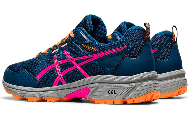 Lookbook (W) ASICS Gel Venture 8 宽版 'Mako 蓝粉色光彩' 1012A706-402