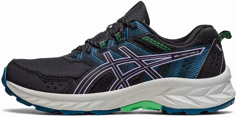 (W) ASICS Gel Venture 9 'Hitam Teal Ungu Violet' 1012B313-003 Buy (W) ASICS Gel Venture 9 'Hitam Teal Ungu Violet' 1012B313-003