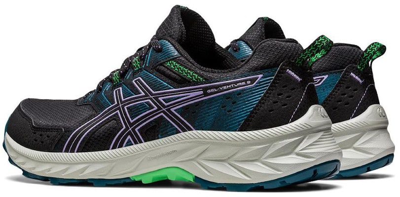 (W) ASICS Gel Venture 9 'Hitam Teal Ungu Violet' 1012B313-003 Lookbook (W) ASICS Gel Venture 9 'Hitam Teal Ungu Violet' 1012B313-003