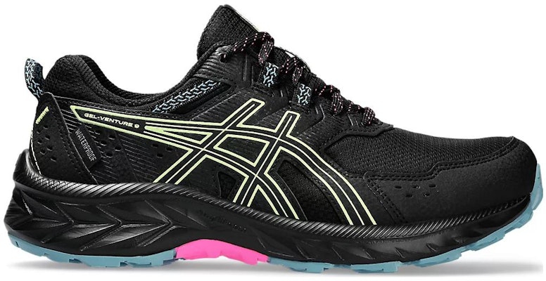 (Women) ASICS Gel Venture 9 Waterproof 'Black Lime Green' 1012B519-002 Order (Women) ASICS Gel Venture 9 Waterproof 'Black Lime Green' 1012B519-002