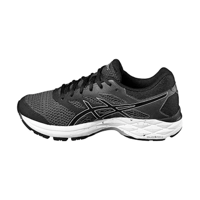 (W) ASICS Gel-Zone 6 Grey Black Sneakers