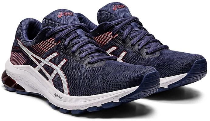 Asics Gel-Zone 8 舒適透氣跑步鞋 女款 藍白 Lookbook Asics Gel-Zone 8 舒適透氣跑步鞋 女款 藍白