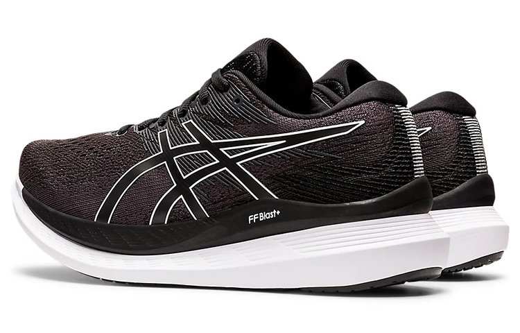 Shop (W) ASICS GlideRide 3 Wide ''Nero Bianco'' 1012B181-001