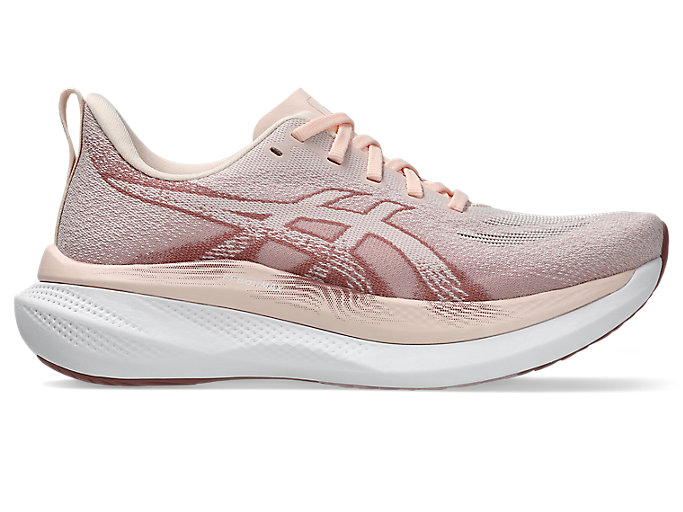 (Women) ASICS GLIDERIDE MAX 2 Running Shoes Pearl Pink/Dusty Red 1012B928-700