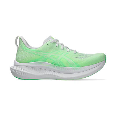 (W) ASICS GLIDERIDE MAX 2 Running Shoes White/Vital Green