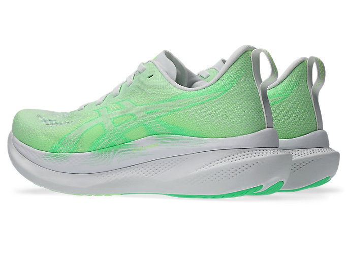 Lookbook (W) ASICS GLIDERIDE MAX 2 Sepatu Lari Putih/Vital Green 1012B928-100