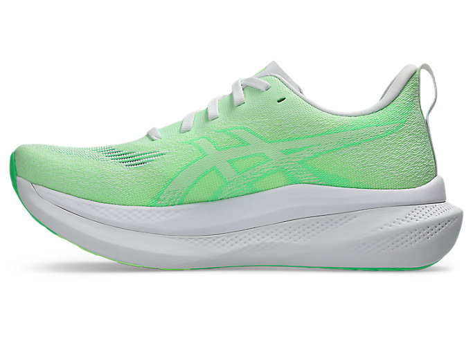 Shop (W) ASICS GLIDERIDE MAX 2 Sepatu Lari Putih/Vital Green 1012B928-100