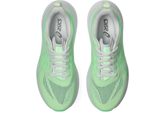 Details for (W) ASICS GLIDERIDE MAX 2 Sepatu Lari Putih/Vital Green 1012B928-100