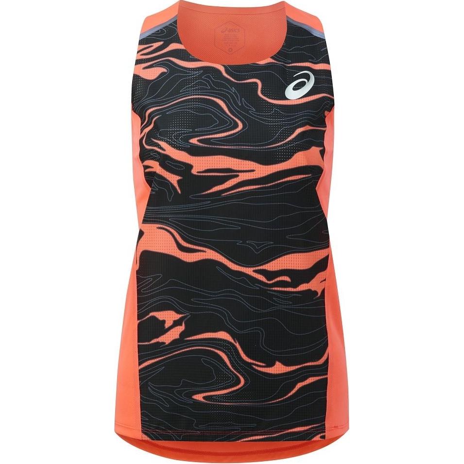 (Women) ASICS Gradient Breathable Sleeveless Fitness Tank Top Women Orange 2092A269-705