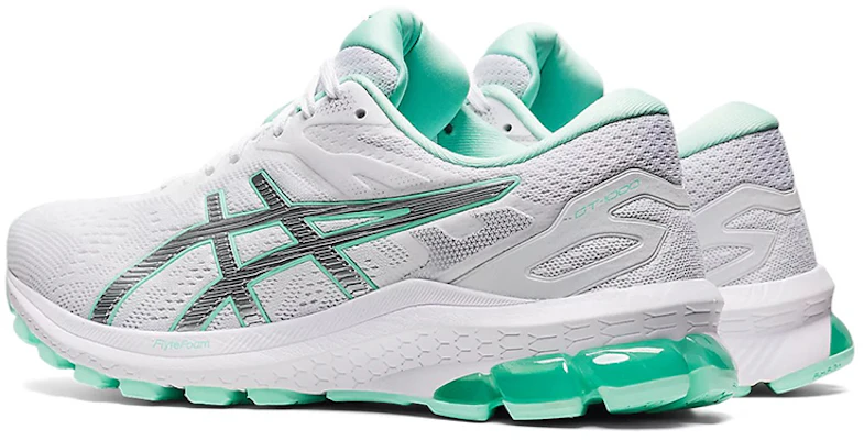 (W) ASICS GT-1000 10 Bianco/Verde 1012A878-101 Shop (W) ASICS GT-1000 10 Bianco/Verde 1012A878-101