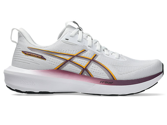 (Women) ASICS GT-1000 14 Running Shoes White/Yamabuki 1012B859-101