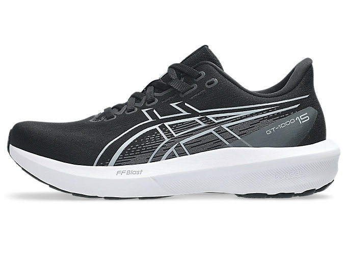 (Women) ASICS GT-1000 15 Running Shoes Black/White 1012B994-002
