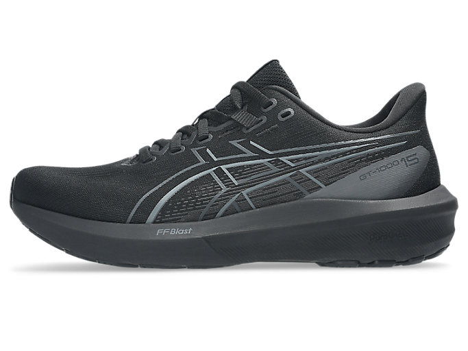 (Women) ASICS GT-1000 15 Wide Running Shoes Black/Black 1012B995-001