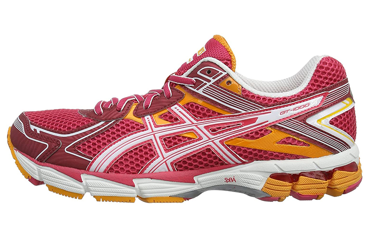 (Women) ASICS GT-1000 2 'Red Yellow' T3R5N-2130
